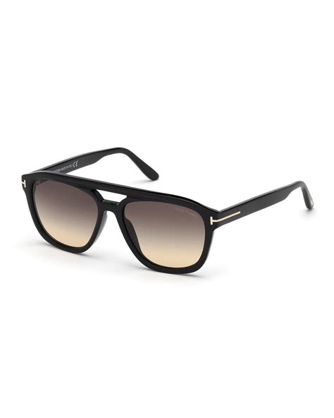 tom ford square aviator sunglasses